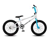 Bicicleta Aro 20 Bmx Pro-x Série 1 Freestyle - Branco E Azul