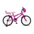 Bicicleta Aro 20 Feminina Roda Apoio + Cadeirinha De Boneca
