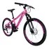 Bicicleta Aro 24 Rino Everest Freio Disco 21v Câmbio Shimano Cor Rosa Neon