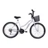 Bicicleta Aro 26 Feminina Beach Confort 18 Marchas Branca