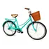 Bicicleta Aro 26 Feminina Cesta Bike Passeio Vintage Retrô Cor Verde-claro Tamanho Do Quadro 17