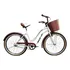 Bicicleta Aro 26 Ntz Urbana Retro Vintage Com Cesta Pet Cor Bege E Marrom Tamanho Do Quadro M