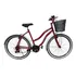Bicicleta Aro 26 Retro Beach Feminina C/ 6v Cesta Aço Preta