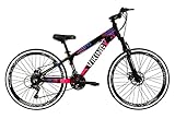 Bicicleta Aro 26 Vikingx Tuff 21v Alumínio Freio A Disco Aros Vmaxx Pretos (preto/rosa X25 - Aro Preto)