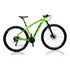 Bicicleta Aro 29 Deeper Alumínio 24v Verde 21 Freio Hidráulico Óleo Mineral Suspensão Dianteira E Cambio Dianteiro Shimano