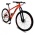 Bicicleta Aro 29 Krw Alumínio 24 Vel Freio A Disco Suspensão Dianteira X42 Cor Laranja/preto Tamanho Do Quadro 21