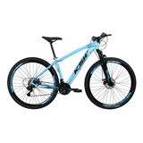 Bicicleta Aro 29 Ksw 27 Velociddes - Freio Hidraulico Tamanho Do Quadro 19 Cor Azul