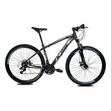 Bicicleta Aro 29 Ksw Color Altus 7.0 24v Hidraulico + Trava Cor Preto/prata Tamanho Do Quadro 17