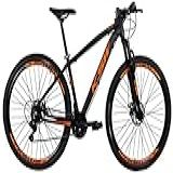 Bicicleta Aro 29 Ksw Xlt 24v Disco Câmbios Index Cor Preto Laranja Tamanho Do Quadro 15   