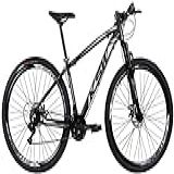 Bicicleta Aro 29 Ksw Xlt Color - 21v Cambios Shimano (preto+prata, 19)