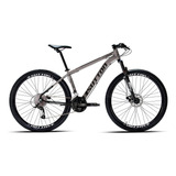 Bicicleta Aro 29 Sutton 27v Shimano, Hidraulico, Trava/k7 Cor Grafite/preto Tamanho Do Quadro 19