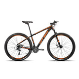 Bicicleta Bike Aro 29 Mtb Freio Disco 21v Gts Pro M5 Intense Cor Preto/laranja Tamanho Do Quadro 17