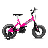 Bicicleta Bike Infantil Rosa Barbie Aro 8 Com Rodinha