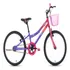 Bicicleta Bixy Houston Aro 20 Freios V-brake Ft0423 Cor Rosa Roxo