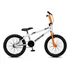 Bicicleta Bmx Aro 20 Ravok Rv-x Aro Aero Freio V-brake Cross Cor Branco E Laranja