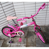 Bicicleta Caloi Rosa Barbie