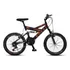 Bicicleta Colli Gps Dupla Suspensão Full Aro 20 21v Cor Preto C/ Laranja Neon Tamanho Do Quadro 14