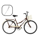 Bicicleta Com Garupa Passageiro + Cestinha Bike Aro 26 Nfe
