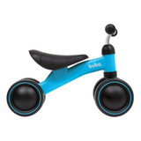 Bicicleta De Equilibrio 4 Rodas Infantil Azul   Buba