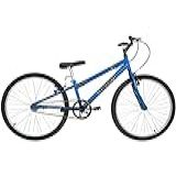 Bicicleta De Passeio Ultra Bikes Esporte Chrome Line Rebaixada Aro 26 Reforçada Freio V-brake Sem Marcha Blue Azul