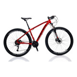 Bicicleta Deeper Aro 29 - 27v Com Freio Hidráulico Suspensao Com Trava De Ombro Cubos K7 Com Rolamento Blindado E K/7 11/36 Vermelho 19 