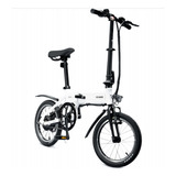 Bicicleta Elétrica Dobrável 400w Portátil Litio 48v F3 Cor Branco