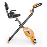 Bicicleta Ergométrica Dobrável Marca Lorben Modelo Cs 1 Com Resistência Magnética E Monitor Digital Design Compacto  Silenciosa  8 Níveis De Intensidade E Ajuste Total Para Uso Indoor