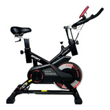 Bicicleta Ergométrica Exercit Esportes Es 11 Para Spinning Cor Preto E Vermelho
