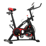 Bicicleta Ergométrica Para Spinning Mecanica 6kg Pace2000 Odin Fit Cor Preto vermelho