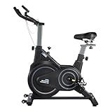 Bicicleta Ergométrica Spinning Roda 10kg Mecânica ZRSE  Preto 