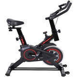Bicicleta Ergométrica Spinning Sport Pro Preto E Vermelho