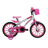 Bicicleta Feminina Infantil Aro 16 Athor Baby Lux Rosa Tamanho Do Quadro Único