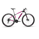 Bicicleta Gts Feel Aro 29 19 24v Freios De Disco Mecânico Câmbios Index Cor Preto/rosa