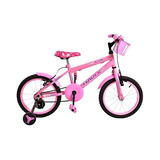 Bicicleta Havoc Infantil Aro 16 P Crianças C Rodinhas Rosa