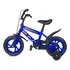 Bicicleta Infantil Aro 12 Conect Brinq Azul Com Rodinhas De Apoio E Segurança
