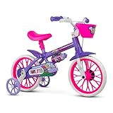 Bicicleta Infantil Aro 12 Violet Com Rodinhas  Nathor