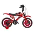 Bicicleta Infantil Aro 14 Moto Bike Com Rodinha Para Menino Cor Vermelha