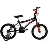 Bicicleta Infantil Aro 16 Athor Atx Masculina S/marcha Cor Preto/vermelho Tamanho Único