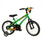Bicicleta Infantil Aro 16 Athor Baby Boy Masculina C/rodinha Cor Verde
