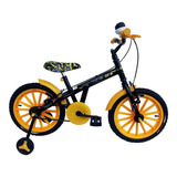 Bicicleta Infantil Aro 16 Batmam Menino Com Buzina
