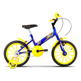 Bicicleta Infantil Aro 16 Menino E Menina Com Rodinhas
