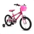 Bicicleta Infantil Feminina Aro 16 Barbie Rosa Com Rodinha Tamanho Do Quadro 16