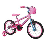 Bicicleta Infantil Feminina Aro 16 Sophie Menina Cor Rosa Tamanho Do Quadro Crianças De 3 A 7 Anos