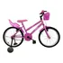 Bicicleta Infantil Feminina Aro 20 Rosa Cadeirinha Boneca