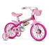 Bicicleta Infantil Menina Aro 12 Nathor Flower 2 5 Anos Rosa