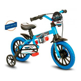 Bicicleta Infantil Nathor Aro 12 Menino Veloz De 2 A 5 Anos Cor Azul