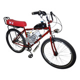 Bicicleta Motorizada 80cc Aro 26 Mtb Banco Xr Aero Classic