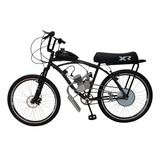 Bicicleta Motorizada 80cc Freio Disco, Suspensão E Banco Xr