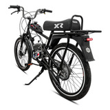 Bicicleta Motorizada 80cc Mobybike Traseira Mobilete Aro 24