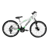 Bicicleta Mountain Bike Vikingx Tuff 25 R26 Tamanho Do Uadro 13   Branco verde